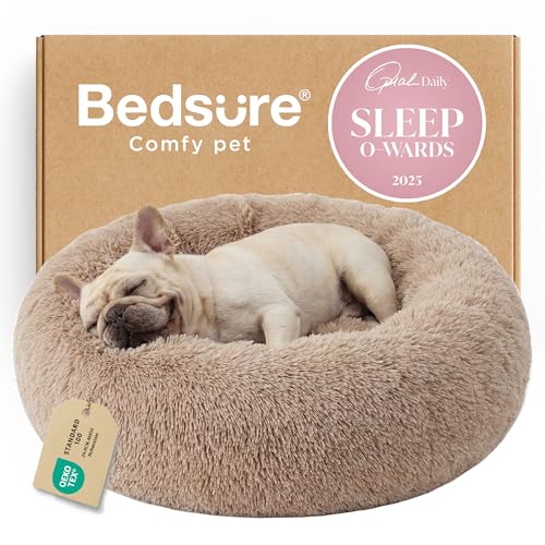 Bedsure Calming Donut Pet Bed
