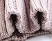 Sidefeel Women Casual V Neck Loose Fit Knit Sweater Pullover Top Medium Pink