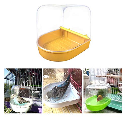 soundwinds Bird Baths for Cages Parrot Bath Tub Portable Bird Bathtub