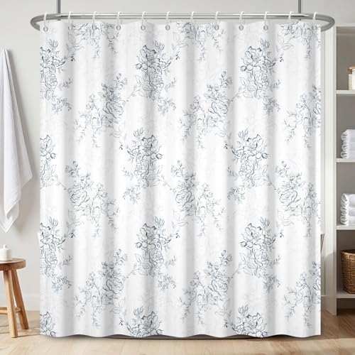 Floral Shower Curtain 71x74 Inch
