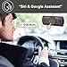 Aigoss Bluetooth Car Speakerphone, Wireless Car Kit for Handsfree Talking Car stereo Music Receiver Player, Built-in Mic/TF Card Player/Siri & Google Assistant