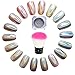Nail Powder, LilyAngel Holographic Pigment Laser Chrome Nail Powder Manicure Pigment