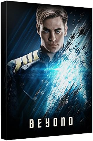 Kirk Poster -- Star Trek Beyond -- Stretched Canvas Framed Artwrap, 12x16