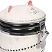 Ceramic Cat Treat Cookie Jar - Sealable Kitchen Canister