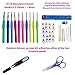 Best Crochet Hook Set with Ergonomic Cushioned Handles for Extreme Comfort. Perfect Crochet Hooks for Arthritic Hands, Smooth Knitting Needles for Superior Results & Knitting Accessories