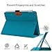 Supveco Case Compatible for iPad Air 3 2019/iPad Pro 10.5 2017 with Pencil Holder, Premium Folio Stand Case, Soft TPU Back Smart Cover with Auto Sleep/Wake for Apple iPad Air 3rd Generation (Blue)