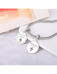 AMATOLOVE 925 Sterling Silver Charms Pendant Necklace I Can Do All Things Through Christ who Strengthen Me Religious Gifts for Women Girls Men