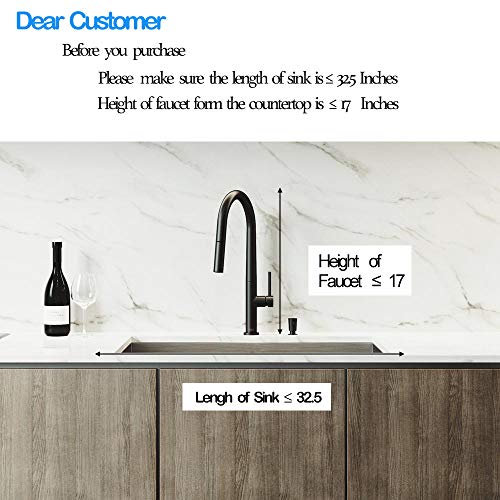 Dish Rack Over Sink(32.5") Dish Drying Rack Kitchen Stainless Steel Over The Sink Shelf Storage Rack (Sink size ≤ 32.5 inch)(Black, 33.5X12.5X20.5inch) - Thumbnail 5