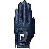 PUR3 Golf Men's Golf Glove - Genuine High Performance Cabretta Leather - Individual Red Blue and White - Putting Ball Marker Included - Glove for Right Handed and Left Handed Golfer (Single Pack)