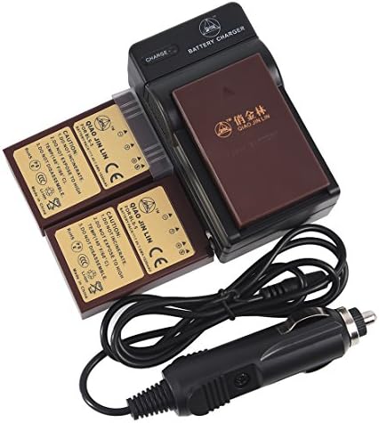 QIAOJINLIN 3-Pack Backup Energy Travel Kit for Olympus PS-BLS5 BLS-5 E-400 E-410 E-420 E-450 E-600 E-620 E-P1 E-P2 E-P3 E-PL1E-PL2 E-PL5 E-PL6 E-PL7 E-PM1 E-PM2 E-M10 Digital Camera