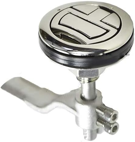 MARINE CITY Flush Cam Latch T-Handle – 316 Stainless Steel, Rust-Resistant, Water-Tight Seal, Fits Hole, for Boat Hatch, Locker, RV (3.68 Inches)