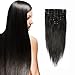 Clip in 100% Remy Human Hair Extensions 10