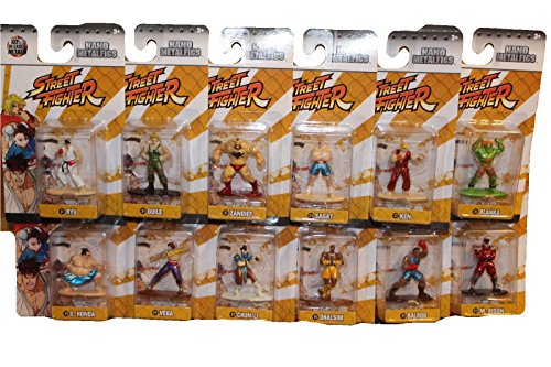 Street Fighter Nano Metalfigs Die - Cast Mini Figures Case