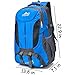 hopesport Lightweight Waterproof Foldable Backpack Hiking Travel Laptop Daypack, Blue