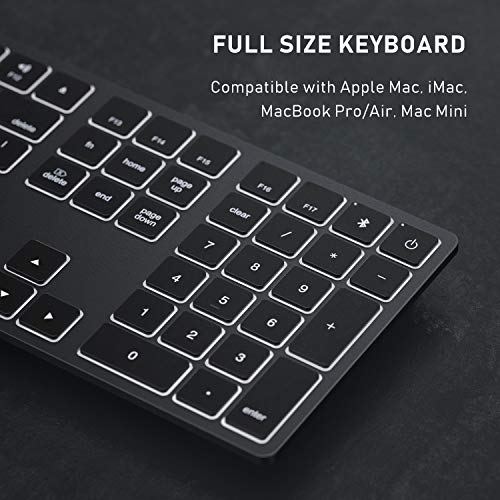 seenda Wireless Bluetooth Keyboard Compatible Mac Bluetooth Keyboard