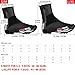 KINGBIKE Bike Shoe Covers Over Shoes Cycling Bicycle Overshoes Winter Proof Water Resistance Warmer Windproof(Long style1)