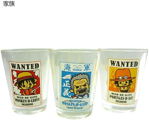 Amazon ワンピース Pansonworks 手配書b ショットグラス3個セット 家族 アニメキャラクター食器 お酒ミニグラス 通販 おもちゃ雑貨 おもちゃ
