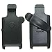 Black Soft Touch Rubber Coated Belt Clip Holster for Casio G'zOne Ravine 2 C781