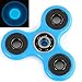 Fidget Toy Spinner, RunRRIn Hand Spinner Glow in the Dark with Ceramic Bearing Anti- Anxiety,ADD,Adhd and Stress Relief(Blue)