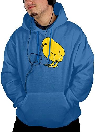 ZheeMGUWDA Cool Fashion Hoodie Sweatshirt Coat RoyalBlue Baby Chicken