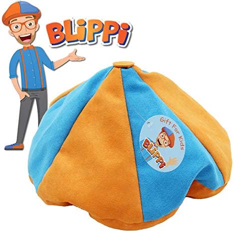 LULEZONTOY Blippi Hat Unisex Children Kids Teenagers Blippi Cap Christmas Cosplay Prop