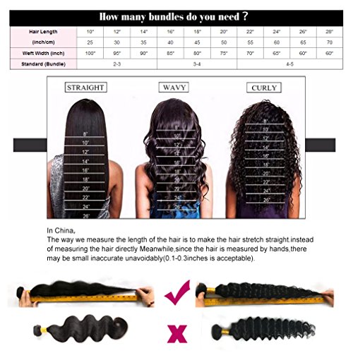 Amazon Com 360 Lace Frontal With Bundles Gefine 9a Brazilian