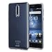 Olixar for Nokia 8 Clear Case - Flexible Silicone Gel TPU - Ultra Thin - Slim Protective Cover - Wireless Charging Compatible - Clear / 100% Transparent