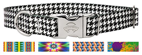 Country Brook Design Premium Houndstooth Dog Collar - Small
