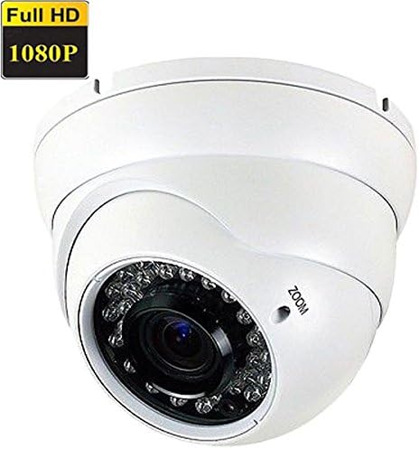 Amview NEW True HD1080P 4-in-1 ( TVI AHD CVI OR 960H) HD 2.6MP 2.8-12mm Varifocal Zoom 36pcs IR LEDs CCTV Surveillance Security Camera