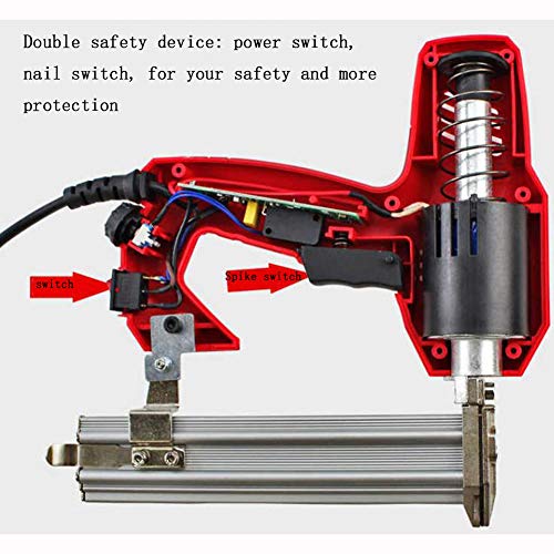 ASWT-Elektrische Nagelpistole Dual-Use-Adjustable 220V High Speed Tragbare 1800W Elektro-Nagler… – Bild 8