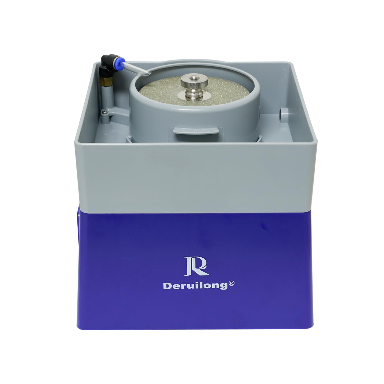 Deruilong 4” Flat Grinding Machine - Grinding Equipment - Shaping and Polishing Tools, Mineral Rock Polishing Machines, Grinding Machines, Includes Rock Mineral Polishing Machine Accessory Kit