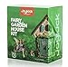 Joykick Fairy Garden House Kit - Hand Painted with Opening Doors and Miniature Fairy Figurine with Accessories - Indoor Outdoor Set of 4 pcs for Home or Lawn Decor