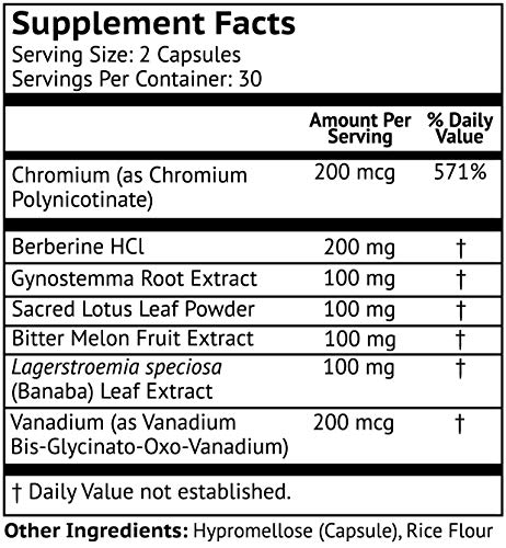 GlucoCellTM Blood Sugar Support Supplement - Supports Longevity, Crushes Brain Fog and Fights Fatigue - Support Healthy Weight Loss, Mood and Blood Sugar Levels Even After Carbs - Vitamonk Supplements - Thumbnail 5