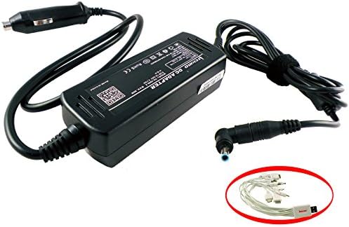 iTEKIRO 90W Car Charger for HP 215 G1, 215 G1 F2R61UT, 215 G1 F2R62UT, 215 G1 G4T66UA, 215 G1 F2R61UT, 215 G1 J2M00UT, 215 G1 J2M07UT; HP 240 G2; HP 250 G2; HP 255 G2, 255 G2 F7V51UT, 255 G2 F7V54UT, 255 G2 F7V56UT; HP 340 G1, 340 G1 G4S57UT, 340 G1 F7V07UT, 340 G1 F7V08UT, 340 G1 G1Q51UT; HP 350 G1, 350 G1 G4S59UT, 350 G1 G4S61UT, 350 G1 G4S63UT, 350 G1 K4L54UT, 350 G1 K4L55UT + 10-in-1 USB Charging Cable