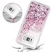 Galaxy S8 Case, Caka Galaxy S8 Glitter Case Luxury Fashion Bling Flowing Liquid Floating Sparkle Glitter Soft TPU Case for Samsung Galaxy S8 (Rose Gold)