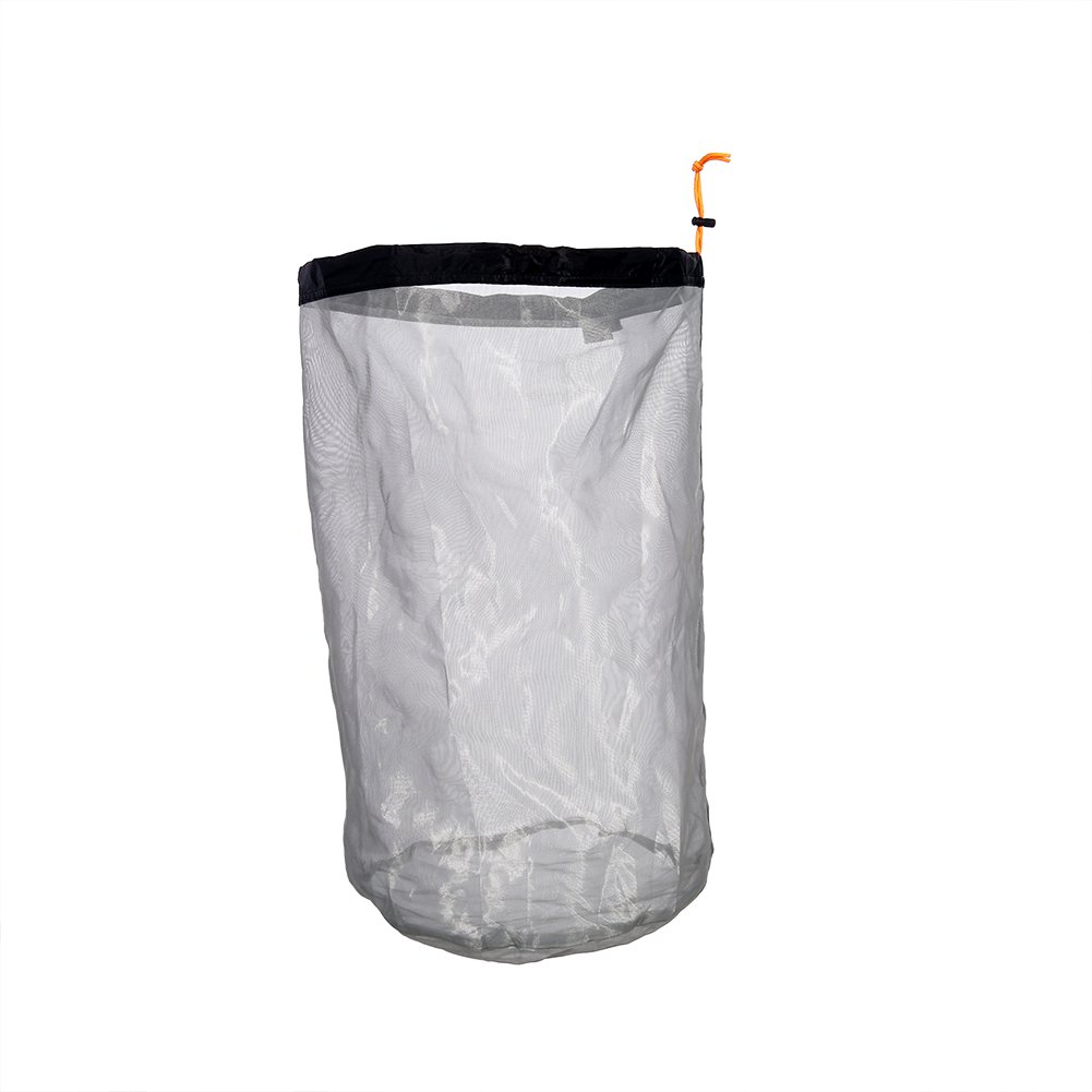Nylon Mesh Mesh Drawstring Storage Bag for Camping Hiking