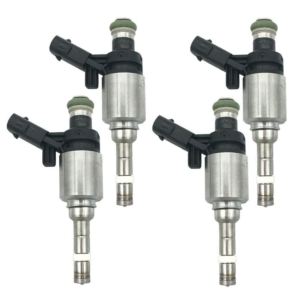 Photo 1 of EPSIRMP 06H906036G 4pcs Fuel Injectors Compatible with Audi A3 A4 A5 A6 Q3 Q5 TT Volkswagen CC EOS GTI Tiguan Passat Jetta, L4 2.0L 2008-2018 Replaces# 06H906036P 0261500076