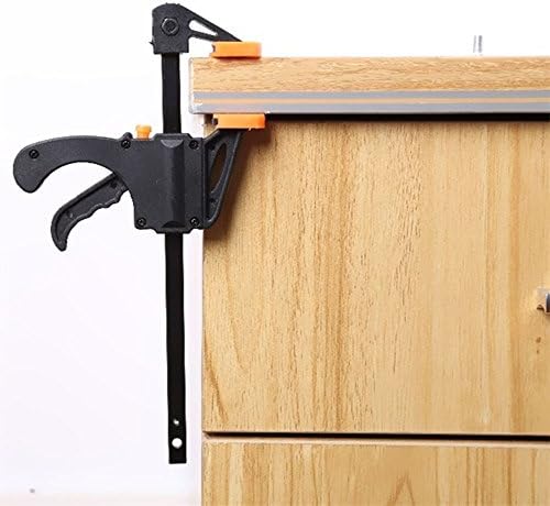 4/6/8" Fast F Clamping Grip Woodworking Bar F Clamp Ratchet Release Squeeze Carpentry Wood Trigger Clamps Hand Ratchet Bar Tool