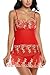 Avidlove Women Lingeries Embroidery Babydoll Lace Outfits Transparent Chemises Red XXL