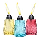 Stylish Glass Torches for Your Table or Patio with