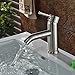 Rozin Brushed Nickel Single Hole Basin Faucet Deck Mounted Vanity Sink Mixer Tap