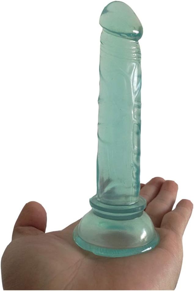 TSYJY 5.7-inch Simulation Soft-Dîldɔ Massage Tool Adult Couple SexFun Toy Ladies with Strong Suction Cup SHXGX (Color : A)