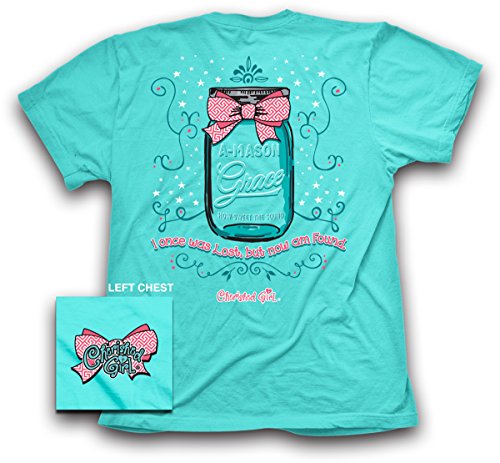 Cherished Girl Women's A-Mason Grace T-Shirt - Blue - Medium