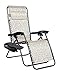 Camco Zero Gravity Chair Tray - Features 2 Cup Holders & Built-in Hook for Bags - Textured Non-Slip Surface & Drainage Holes in Cup Holders (51834)