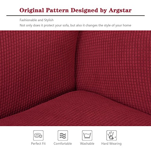 image for Jacquard Loveseat Covers Sofa Protector Spandex Polyester Slipcover St