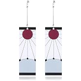 Demon Slayer Tanjiro Kamado Tanjirou's Hanafuda Earrings - Anime Earrings for Men and Women