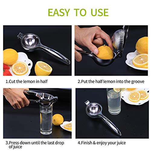 Heavy Metal Lemon Squeezer,Citrus Juicer,Manual Lime Juice Extractor,Lime squeezer,Super High