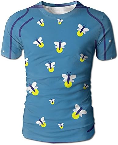 Beauty Fireflies Soft Baseball Tshirt Graphic Tee Tops For Cycling