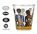 JUST FUNKY Pink Floyd Backs Shot Glass, 1.5oz