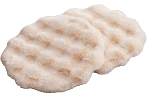 SHENGOCASE Pet Cushion Pad, Faux Fur Dog Cat Kneading Pillow, Crate Bed Insert, 16 Inches, 2-Pack